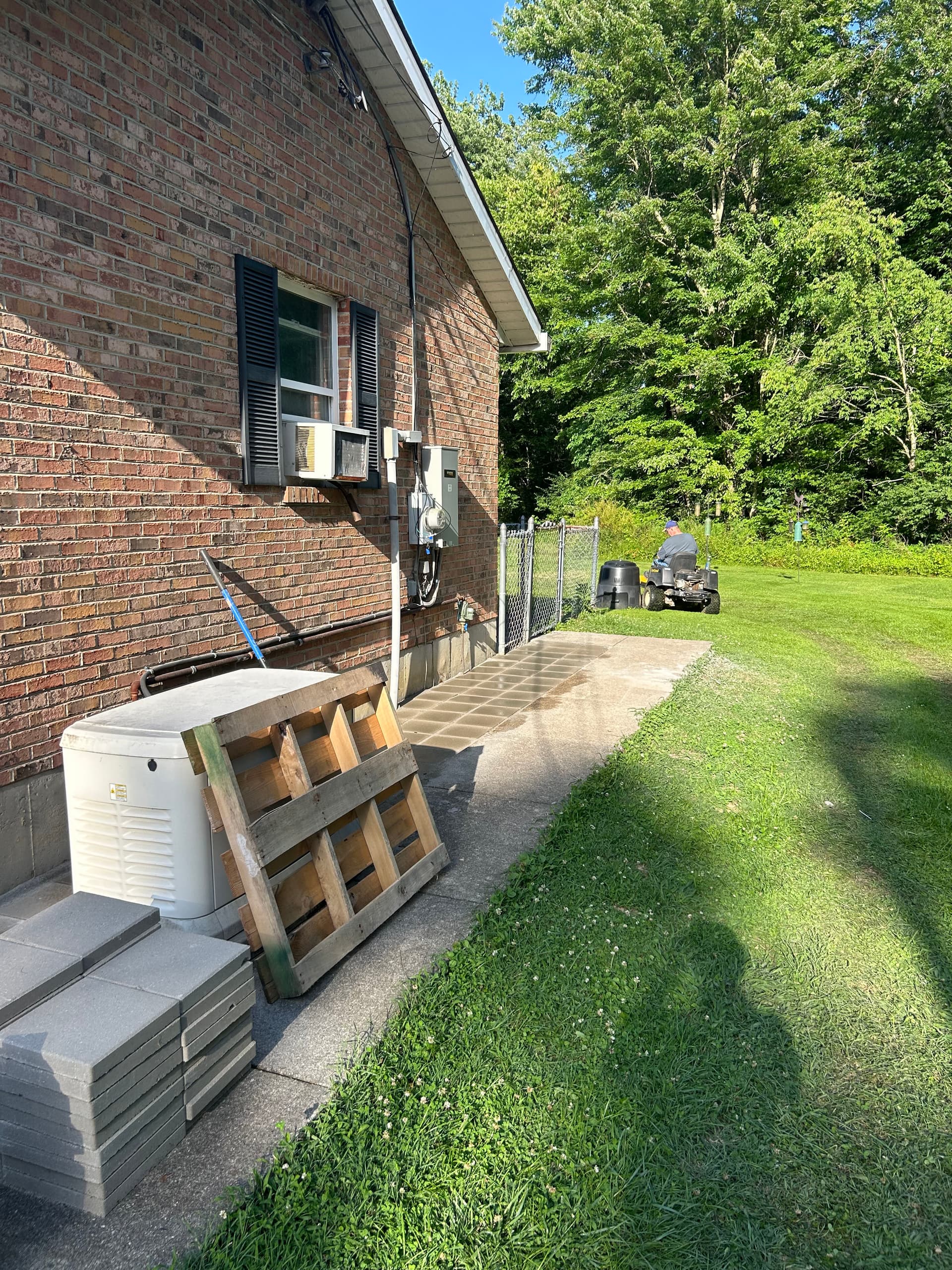 Sidewalk Extension, Paver Work, and Rock Bed Upgrade for Cleaner Curb Appeal