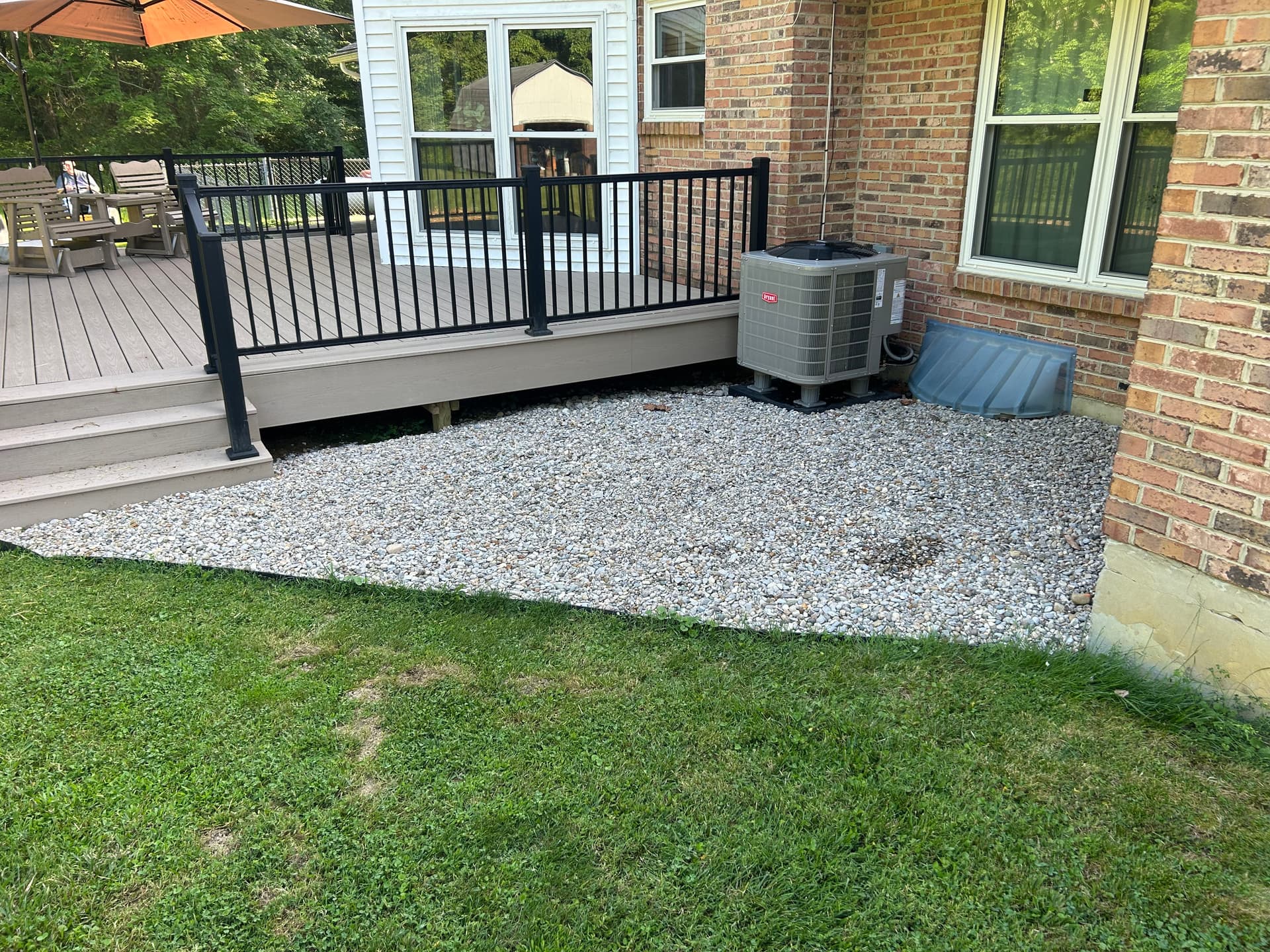 Sidewalk Extension, Paver Work, and Rock Bed Upgrade for Cleaner Curb Appeal