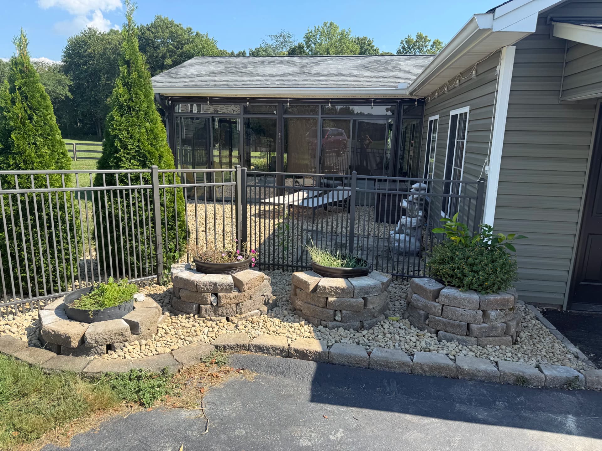 Pine Straw and Rock Landscaping Brings Carolina Charm to Ohio