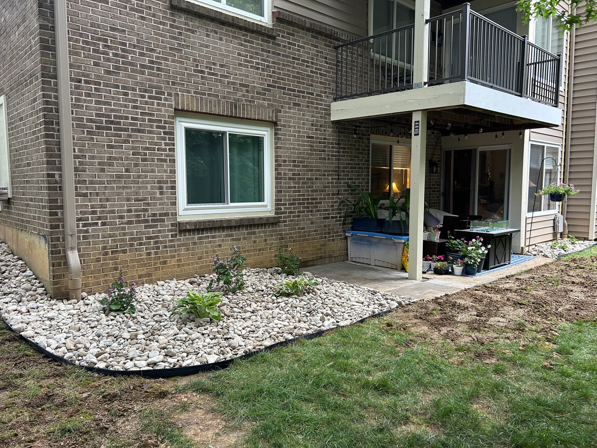 Gallery photos for Landscape Install and Patio Extension in Milford OH: Image #1